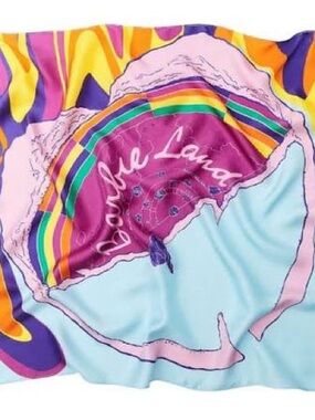 Zara x Barbie silk scarf